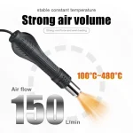 JCD 8898 Soldering Station 750W 2 in 1 Soldering Iron Hot Air Gun Rework Welding Station For Phone BGA SMD Welding Repair Tools 3