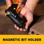 DEKO DKCS3.6O1 Cordless Electric Screwdriver Rechargeable Power akku Screwdriver Twistable Handle LED Torch Power Tool 5