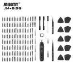 JAKEMY JM-8193 180-IN-1 Precision Cordless Electric Screwdriver Set Magnetic Bits Mobile Phone Glasses Electronic Repair Tools 5