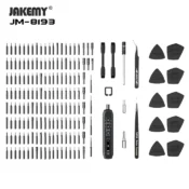 JAKEMY JM-8193 180-IN-1 Precision Cordless Electric Screwdriver Set Magnetic Bits Mobile Phone Glasses Electronic Repair Tools 5