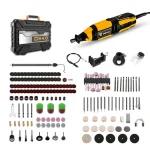 DEKO DKRT135ST/170ST 220V AC Electric Drill Variable Speed Mini Grinder Rotary Tool for Grinding/Cutting/Sanding/Wood Carving 2