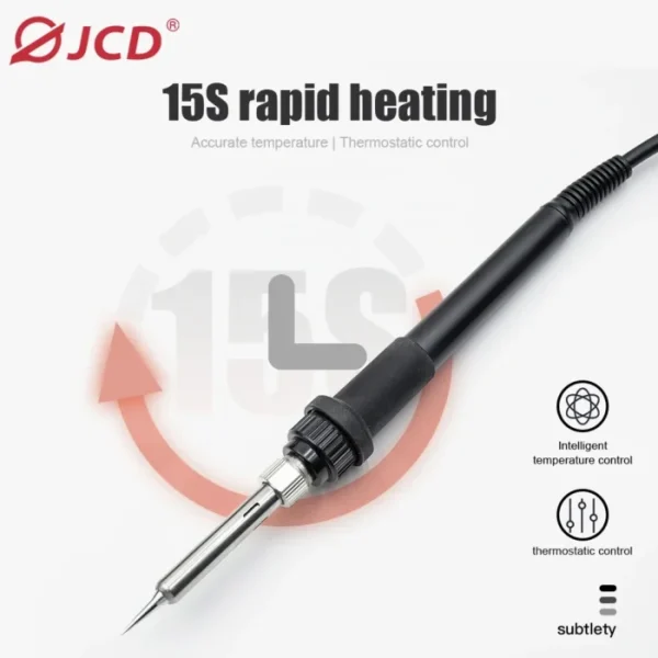 JCD 8586D Soldering Station 2 IN 1 750W Hot Air Gun LCD Dual Digital Display Electric Soldering Iron SMD Welding Rework Station 5