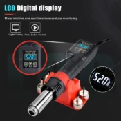JCD 8208 Micro Hot Air Gun 750W Welding Rework Station LCD Digital Display Soldering Heat gun Hair Dryer BGA IC Solder Tools 2