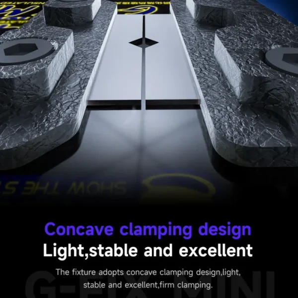 MECHANIC G-FIX Series PCB Motherboard Fixture Insulated Toughened Glass Clamp Heat Resistant Chip Holder Repair Maintance Tool 5