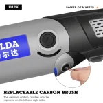 HILDA Electric Drill Rotary Tool Electric Tools Variable Speed 400W Mini Drill 6 position Rotary Tools mini grinding machine 3