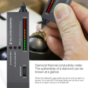 Diamond Test Pen Professional High Precision Discriminator Gem Selector LED Indicator Detect Authenticity Jewelry Testing Tools 2