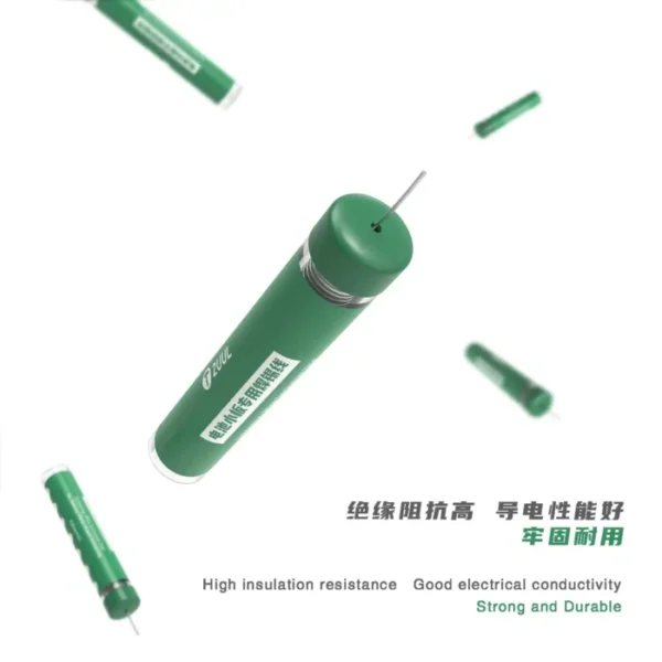 2UUL SC39 0.8mm*3m Battery Metal Plate Welding Tin Wire for IPhone Android Mobile Phone Battery Repair Tin Wire Tool Set 5