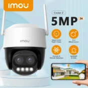 IMOU Cruiser Z 5MP WiFi Camera 12x Mixed Zoom AI Tracking Human Vehicle Detection IP66 Full-Color Remote PT Outdoor Security 1