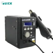 QUICK 2008 Original ESD Lead-Free Digital Display Heat Gun Welding Rework Soldering Station Mobile Phone Maintenance Air Gun 2