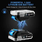 DEKO 20V DKBW20XL01 MAX Cordless Brushless Wrench 350N.m High Torque Electric Impact Wrench DIY Power Tools 4