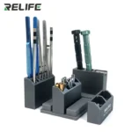 RELIFE RL-001F Combined Storage Box Aluminum Alloy Mobile Phone Repair Tweezers Screwdriver Screw Parts Multifunctional Storage 3