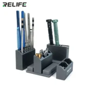 RELIFE RL-001F Combined Storage Box Aluminum Alloy Mobile Phone Repair Tweezers Screwdriver Screw Parts Multifunctional Storage 3