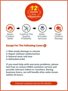 DEKO 2 Lines Laser Level Self-Leveling Horizontal&Vertical Cross-Line with Magnetic Bracket Green/Red Beam 650nm--DKLL02PR 6