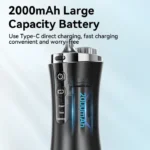 Visual Oral Irrigator Rechargeable Water Flosser Portable 350ML 5 Types Nozzles Dental Water Jet Waterproof IPX7 Teeth Cleaner 6