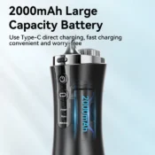 Visual Oral Irrigator Rechargeable Water Flosser Portable 350ML 5 Types Nozzles Dental Water Jet Waterproof IPX7 Teeth Cleaner 6