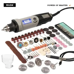 HILDA Electric Drill Rotary Tool Electric Tools Variable Speed 400W Mini Drill 6 position Rotary Tools mini grinding machine 1