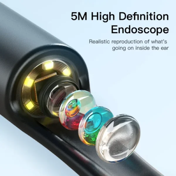 Ear Cleaner with Camera Ear Sticks Otoscope USB Type-C Andrid Charging Endoscope Wax Removal Tool Earpick Camera Health Care 3