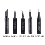 5Pcs/lot Black Lead-Free Soldering Iron Tip 900M-T-I 900M-T-IS 900M-T-K Welding Solder Station Iron Tips 1
