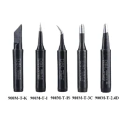 5Pcs/lot Black Lead-Free Soldering Iron Tip 900M-T-I 900M-T-IS 900M-T-K Welding Solder Station Iron Tips 1
