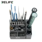 RELIFE RL-001F Combined Storage Box Aluminum Alloy Mobile Phone Repair Tweezers Screwdriver Screw Parts Multifunctional Storage 2