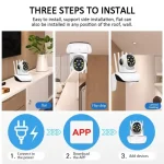 1MP PTZ WIFI IP Dome Camera Indoor Surveillance Two Ways Smart Home Camera Wireless HD CCTV Baby Monitor Security Protection 2