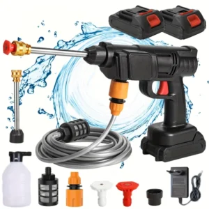 1000W Cordless High Pressure Cleaner Washer Spray Water Gun Car Wash Pressure Water Cleaning Machine Tool for Makita 18V Battery 1