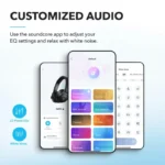 soundcore by Anker Q20i Hybrid Active Noise Cancelling Headphones Wireless Over-Ear Bluetooth 40H Long ANC Playtime 4