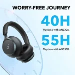 Soundcore by Anker Space One Active Noise Cancelling Headphones Wireless Bluetooth Headphones Wireless Bluetooth Headset 5