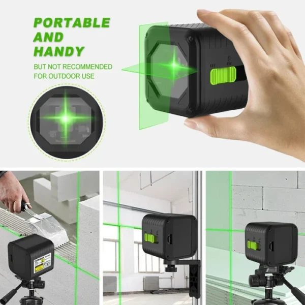 CLUBIONA European warehouse clearance 2 Lines Laser Level Self Leveling With Level accessories 6