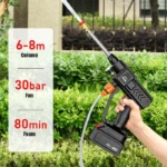 Portable Cordless 48V High Pressure Car Wash Gun Foam producer Water Gun 4