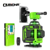 Clubiona 16/12 Lines Laser Level green line Self-leveling 360 Horizontal And Vertical Super Powerful green Beam Laser Level 1