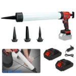 4 Speeds Cordless Electric gland Gun Glass Glass Caulking Doors and Windows Electric Sewing Glass Tool for Makita 18V Battery 1