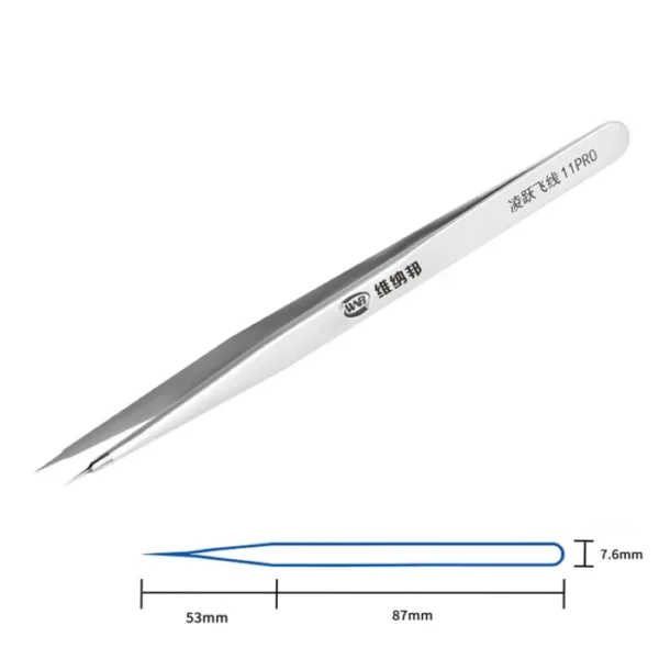 High Precision Tweezers Stainless Steel Straight Tip Fingerprint Fly Wire Tweezer for Mobile Phone Repair Tools 3