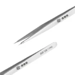 High Precision Tweezers Stainless Steel Straight Tip Fingerprint Fly Wire Tweezer for Mobile Phone Repair Tools 2