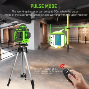 Clubiona 16/12 Lines Laser Level green line Self-leveling 360 Horizontal And Vertical Super Powerful green Beam Laser Level 2