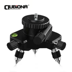 CLUBIONA Lines laser level Metal Base 360 Rotation Adjustment Bracket for 1/4- or 5/8-inch interface laser Measure Tool 1