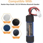 3500mAh Rechargeable Replacement Battery for Harman Kardon Onyx Studio 1/2/3/4 Wireless Bluetooth Speaker, HK Onyx Battery 2