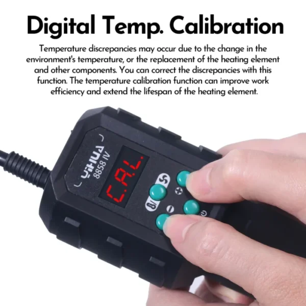 YIHUA Hot Air Gun Temperature Adjustable 8858-IV 700W Soldering Rework Welding Station LCD Digital Heat Gun BGA IC Solder Tools 3