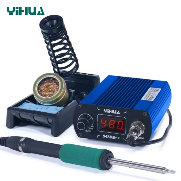 YIHUA 948DB+-II 110-240V Soldering Station 75W Quick Heating with Tip T12 Electronic Soldering Iron Station 1