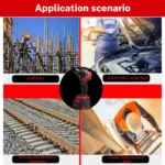 Brushless Impac Wrench 500N.m Electric Driver Cordless Screwdriver Power Tools for Milwaukee 18V Battery Drill Service Tool 6