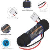 3500mAh Rechargeable Replacement Battery for Harman Kardon Onyx Studio 1/2/3/4 Wireless Bluetooth Speaker, HK Onyx Battery 4