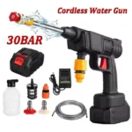 30BAR Cordless High Pressure Cleaner Washer Spray Water Gun Car Wash Pressure Water Cleaning Machine for Makita 18V Battery 1