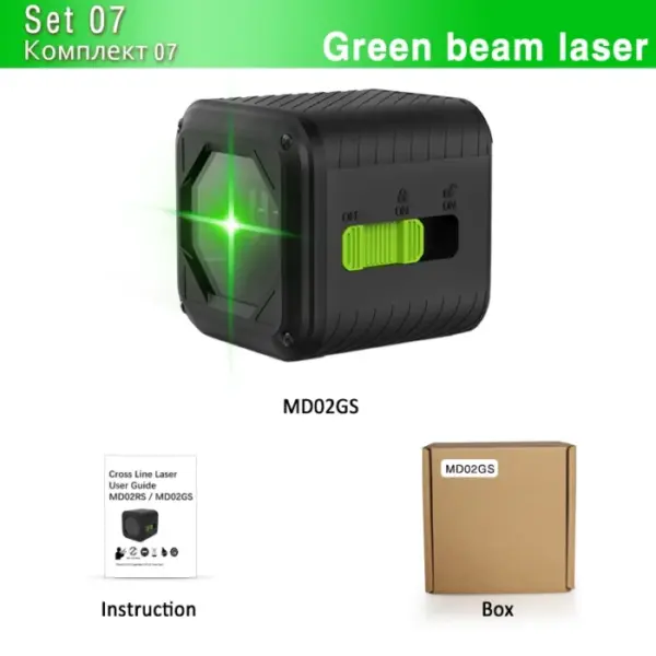 CLUBIONA European warehouse clearance 2 Lines Laser Level Self Leveling With Level accessories 7