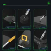 JAKEMY JM-8187 Precision Screwdriver Set Aluminum Alloy Handle Magnetic CR-V Bits for Mobile Phone Tablet PC Repair Hand Tools 6