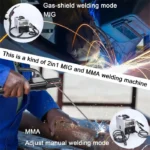 2 in 1 MIG MMA Welders CO2 gas-shieled and Manual Welding multipurification IGBT Direct course invert Welders Welding Machine 5