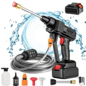 Portable Cordless 48V High Pressure Car Wash Gun Foam producer Water Gun 1