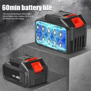 Portable Cordless 48V High Pressure Car Wash Gun Foam producer Water Gun 2