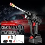 Portable Cordless 48V High Pressure Car Wash Gun Foam producer Water Gun 6