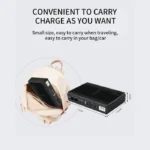 DC 18W 5V/9V/12V 1A USB 5V 2A Large Capacity Multipurpose Mini Portable 10400mAh UPS Backup Power Adapter for WiFi Router 5