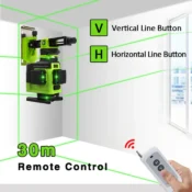 Clubiona 4D 16 lines Professional German Core Floor Ceiling Remote Control Green Line Laser Level with 5000mahs Li-Ion Battery 5